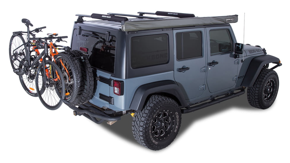 Rhino Rack Spare Wheel Bike Carrier, Black, RBC025