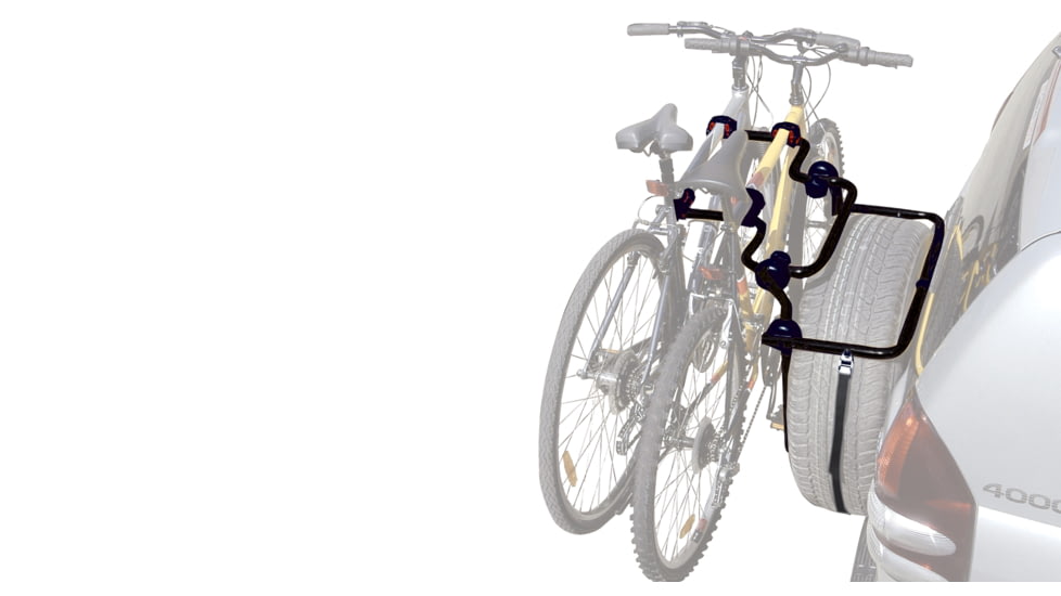 Rhino Rack Spare Wheel Bike Carrier, Black, RBC025