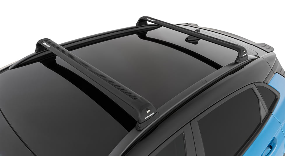 Rhino Rack Vortex RVP Black 2 Bar Roof Rack, Hyundai Kona Gen1 2 Bar, RVP69