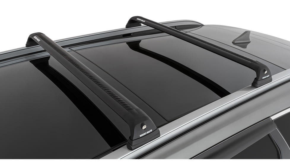Rhino Rack Vortex RVP Black 2 Bar Roof Rack, Hyundai Santa Fe Gen4 2 Bar, RVP85