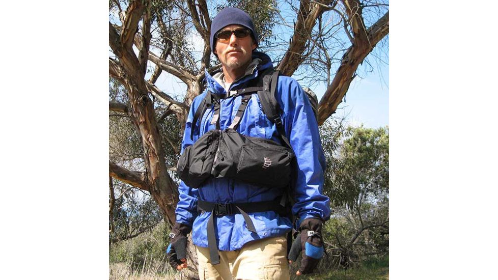 Ribz Front Pack , Stealth BLK, L, 34-38 w, 11 liter, RIBZBLK-L