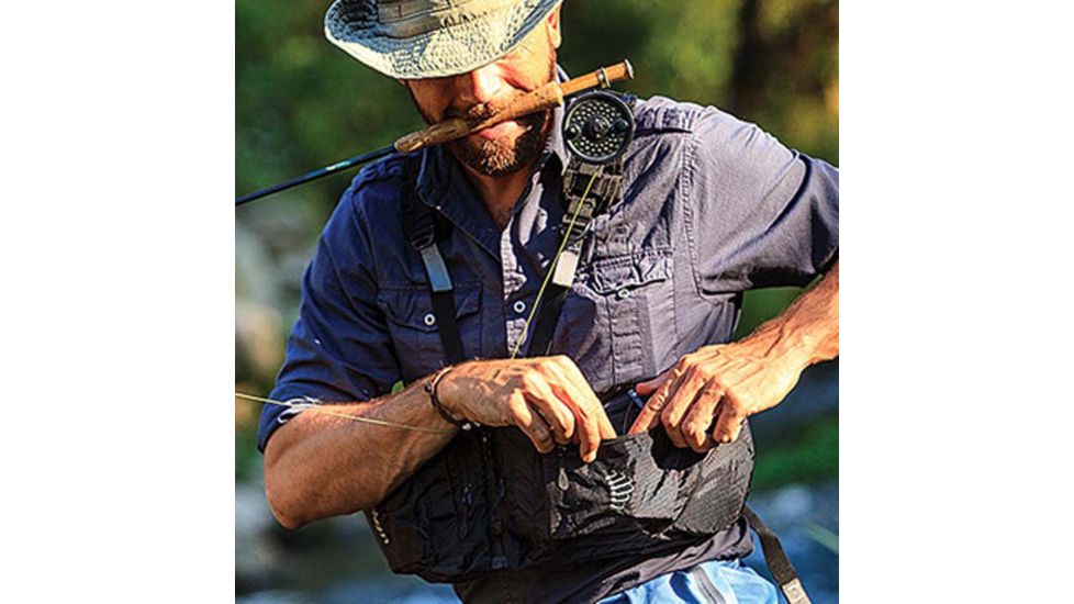 Ribz Front Pack, Stealth BLK, M, 34-38 w, 8 liter, RIBZBLK-M