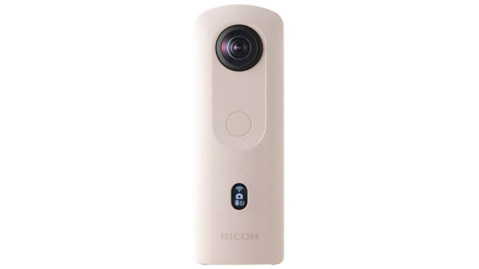 Ricoh Theta SC2 Digital Camera, 4K, 360-degree, Spherical, Compact, Beige, 910802