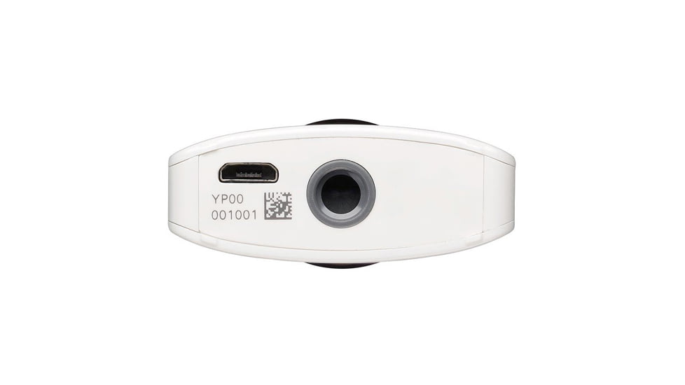 Ricoh Theta SC2 Digital Camera, 4K, 360-degree, Spherical, Compact, White, 910800