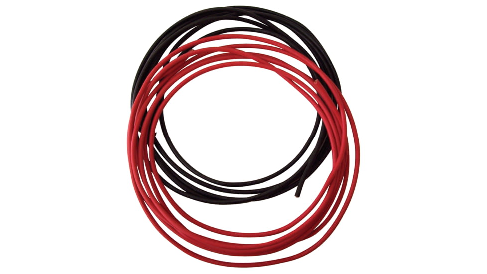 Rig Rite And Black 8-Gauge Wire - 20, Red, 20ft, 550