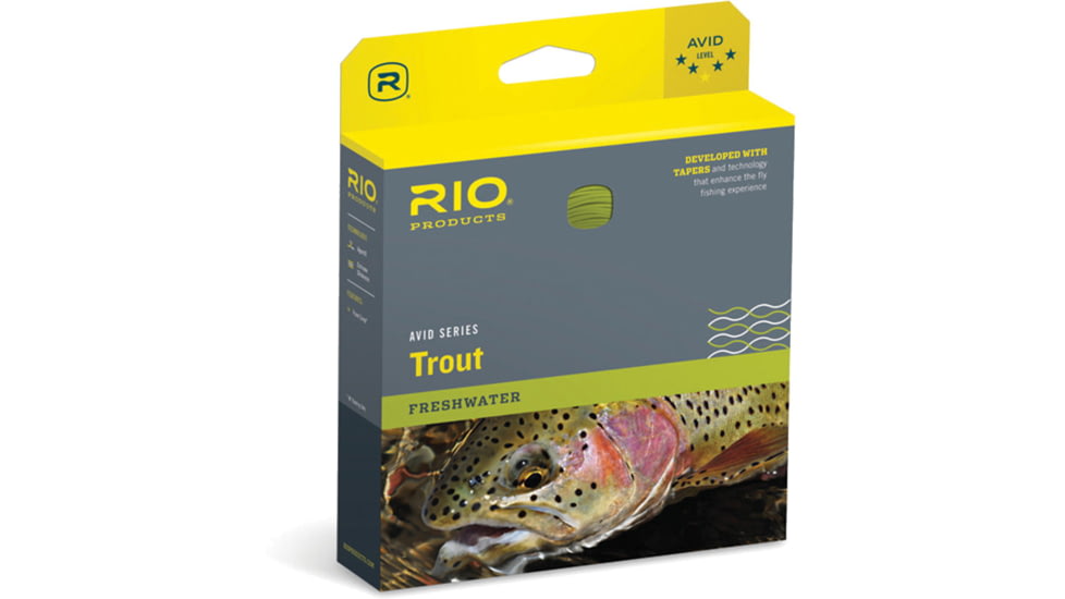 RIO Products Avid Trout WF, Pale Yellow, 3wt, RIO-20128