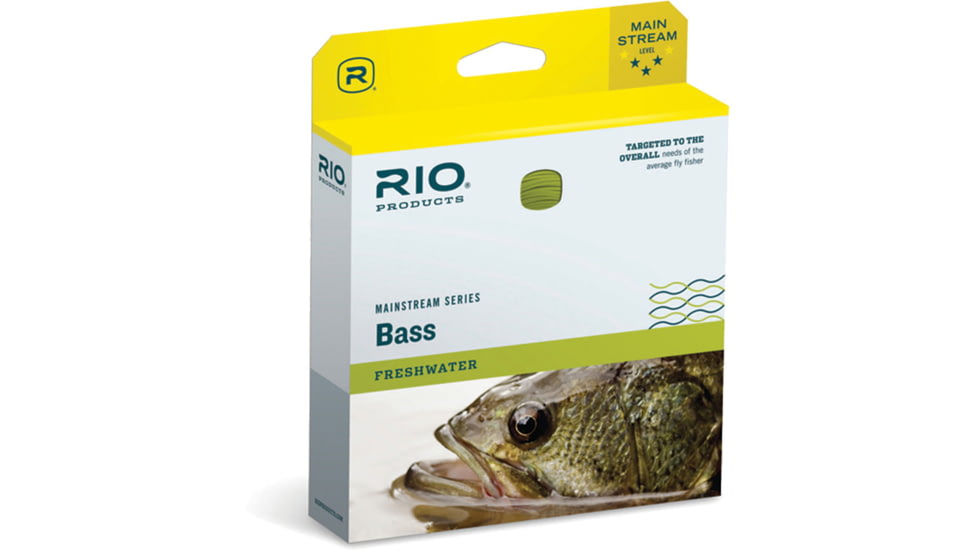 RIO Products Mainstream Bass/Pike/Panfish, Yellow, 8wt, RIO-20767