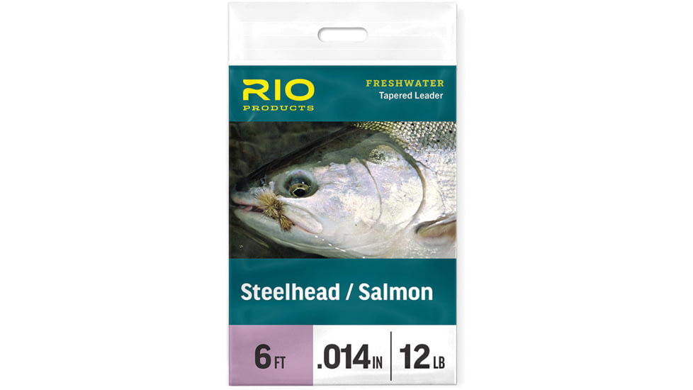 RIO Products Salmon/Steelhead Leader, Glacial Green, 12ft, 10lb, RIO-24471