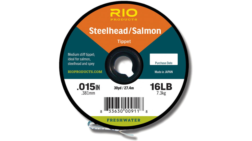 RIO Products Steelhead/Salmon Tippet, 3-Pack 10,12,16Lb, RIO-22057