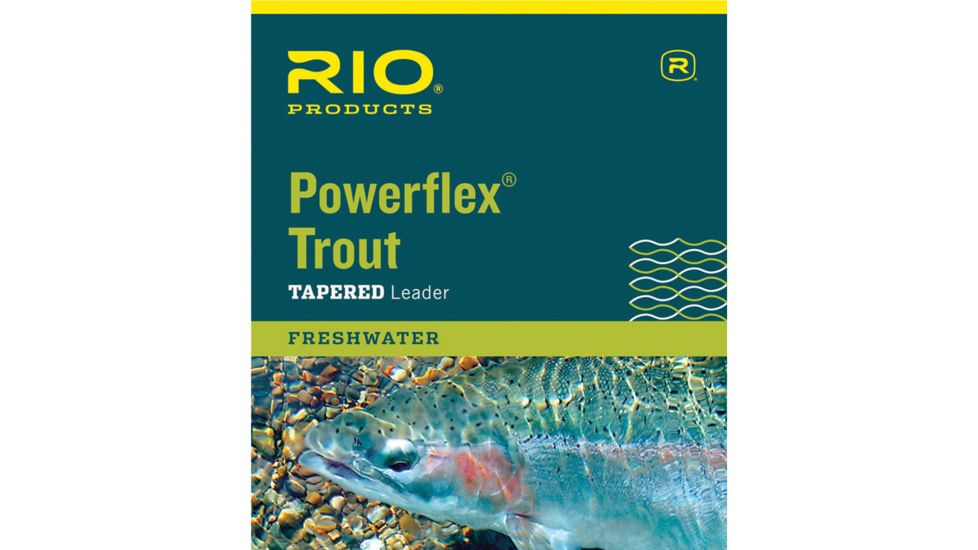Rio Pwr Flex Knotless 9ft 0x Ldr 6-24615