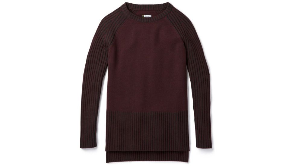 Smartwool Ripple Creek Tunic Sweater-Women's, Fig Heather, Medium, SW000322A24-M