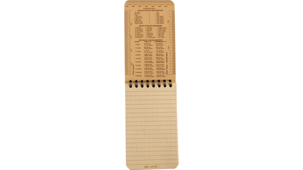 Rite in the Rain 3X5 NOTEBOOK - TAN, Tan, 3 x 5 935T