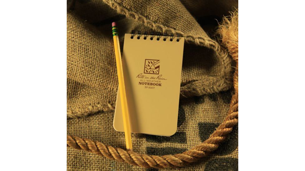 Rite in the Rain 3X5 NOTEBOOK - TAN, Tan, 3 x 5 935T