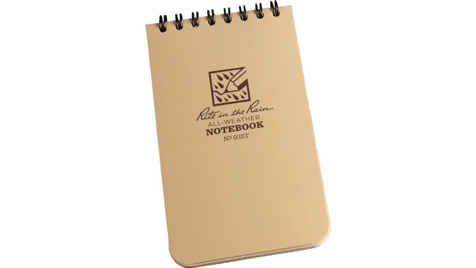 Rite in the Rain 3X5 NOTEBOOK - TAN, Tan, 3 x 5 935T