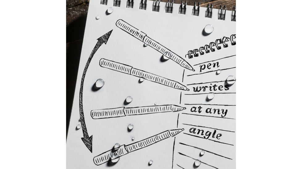 Rite in the Rain Bolt-action Pen - Black W/ Black Ink - BK16