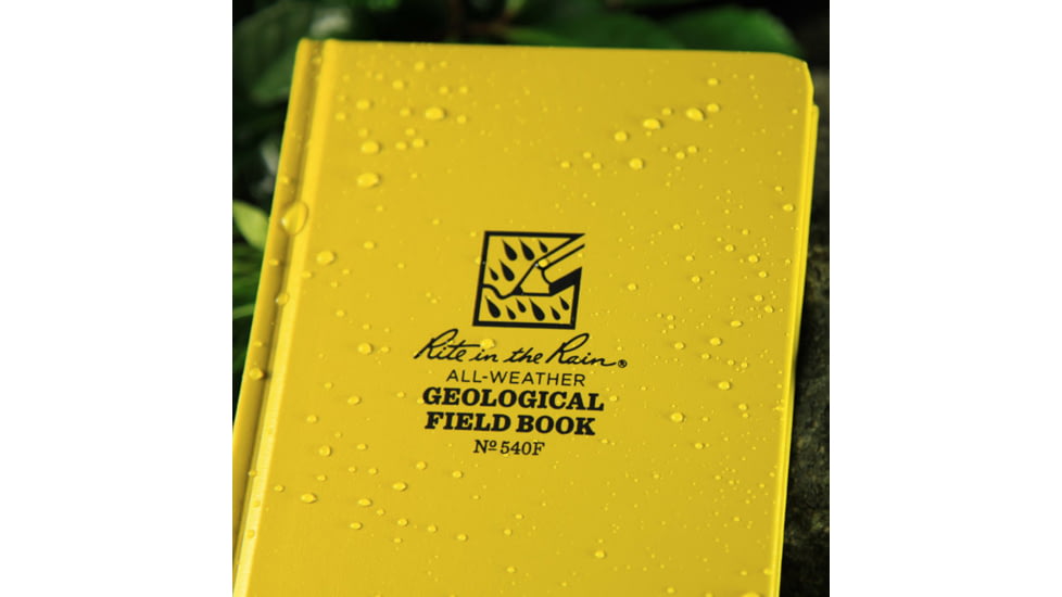 Rite in the Rain BOUND BOOK - FABRIKOID COVER - GEOLOGICAL, Yellow, 4 3/4 x 7 1/2 540F