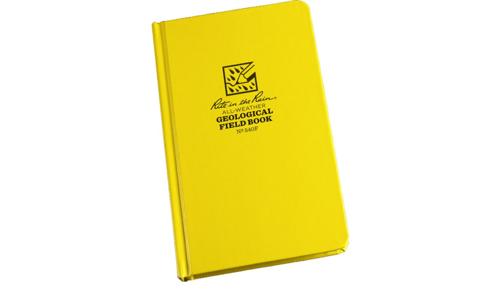 Rite in the Rain BOUND BOOK - FABRIKOID COVER - GEOLOGICAL, Yellow, 4 3/4 x 7 1/2 540F