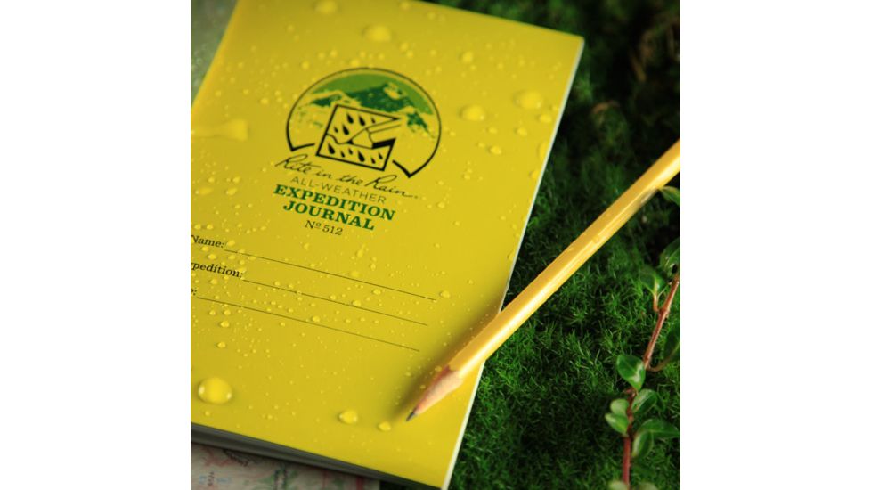 Rite in the Rain EXPEDITION JOURNAL, Yellow, 4/5/8 x 7 512