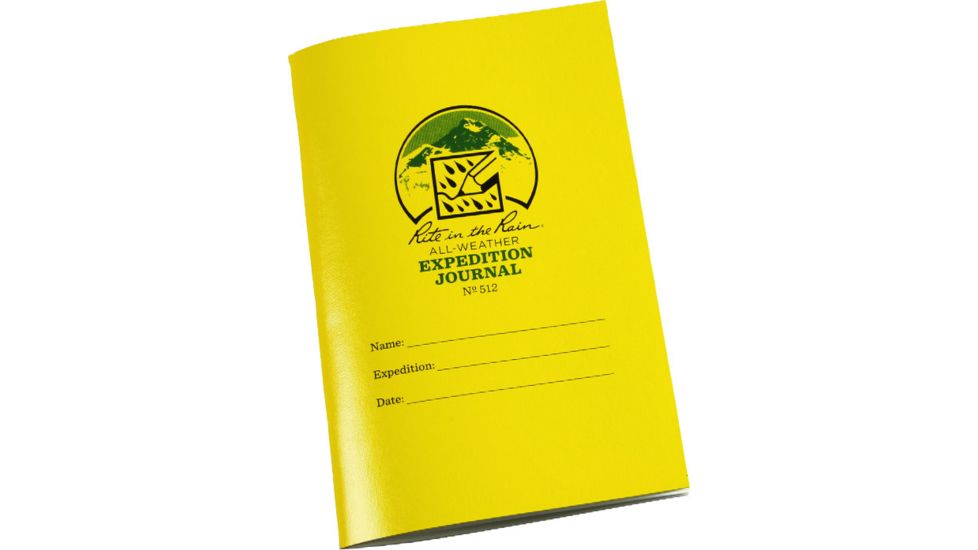 Rite in the Rain EXPEDITION JOURNAL, Yellow, 4/5/8 x 7 512