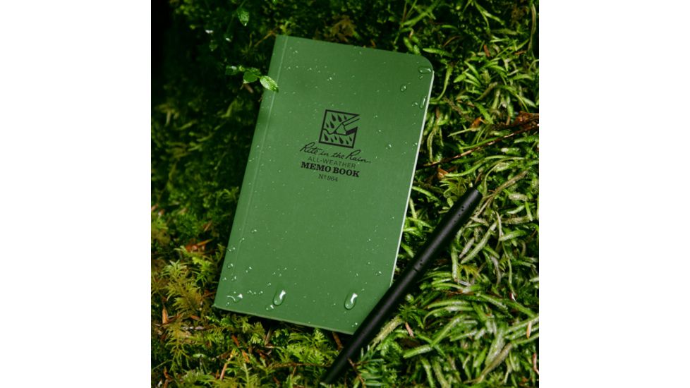 Rite in the Rain MEMO BOOK - GREEN - 3.5 X 6, Green, 3 1/2 x 6 964