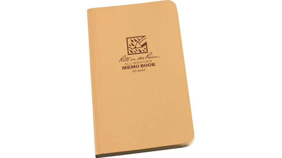 Rite in the Rain MEMO BOOK - TAN - 3.5 X 6, Tan, 3 1/2 x 6 964T
