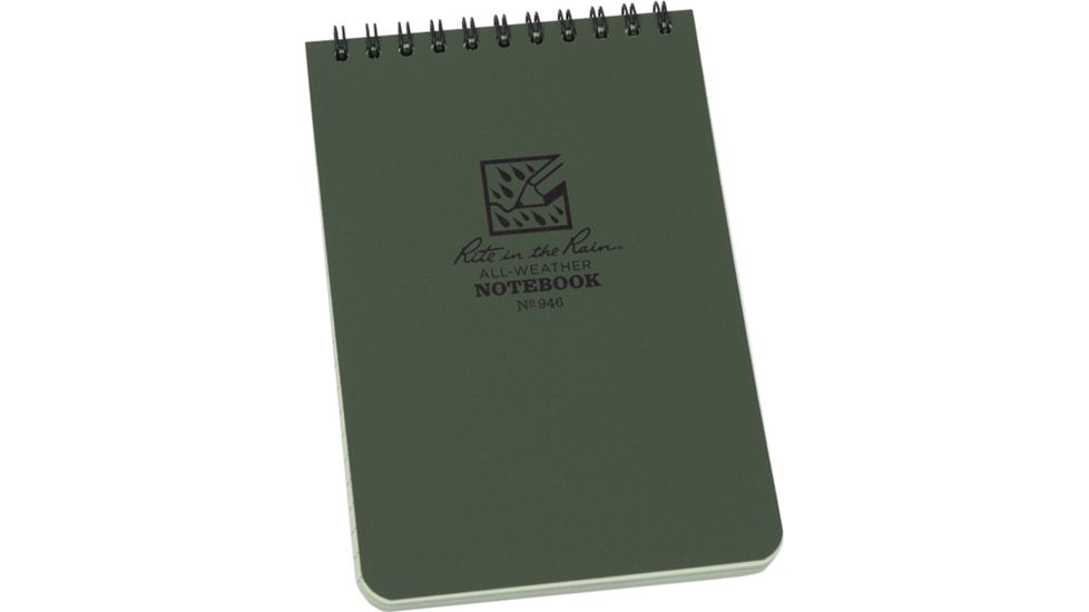 Rite in the Rain Top Spiral Book-brown 3 X 5 435