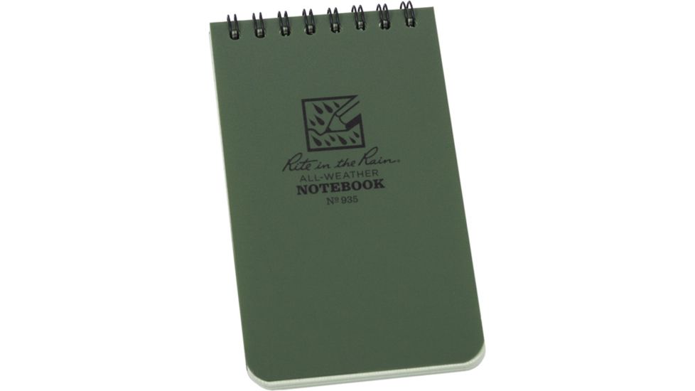 Rite in the Rain Top Spiral Book-brown 3 X 5 435