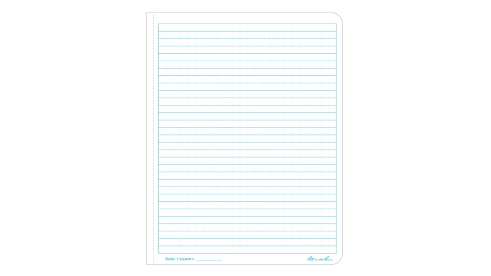 Rite in the Rain Riterain 6.75x8.75 Bl Notebook, Blue - 270F-LG