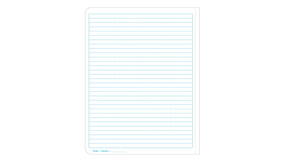 Rite in the Rain Riterain 6.75x8.75 Bl Notebook, Blue - 270F-LG