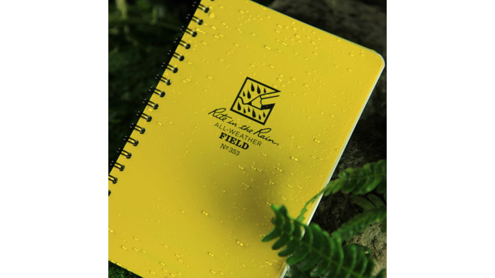 Rite in the Rain SPIRAL NOTEBOOK - FIELD, Yellow, 4 5/8 x 7 353