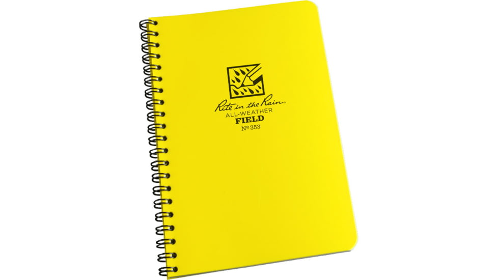 Rite in the Rain SPIRAL NOTEBOOK - FIELD, Yellow, 4 5/8 x 7 353
