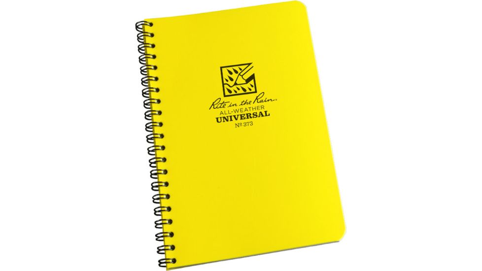Rite in the Rain SPIRAL NOTEBOOK - UNIVERSAL, Yellow, 4 5/8 x 7 373