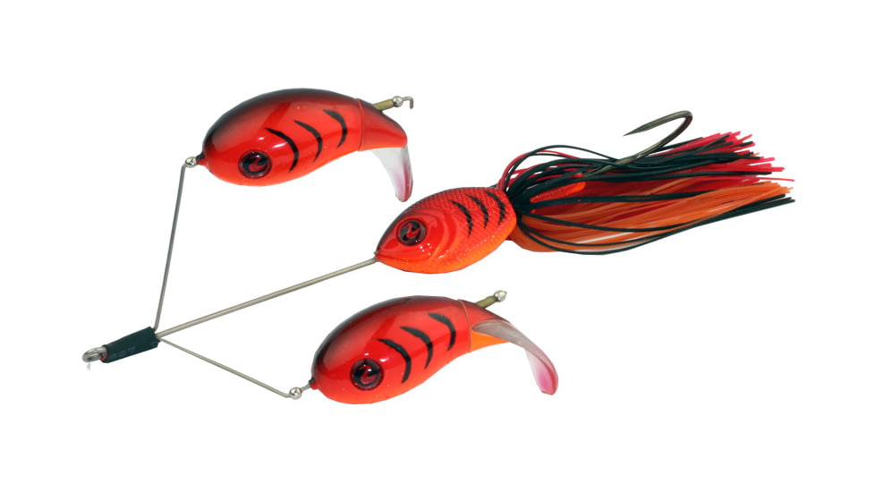 River2Sea Double Plopper 148, 5 3/4In River2Sea Big Bite, Bn, 2x Strong #5/0, Floating, Delta Craw, 5/8oz, DP148/15