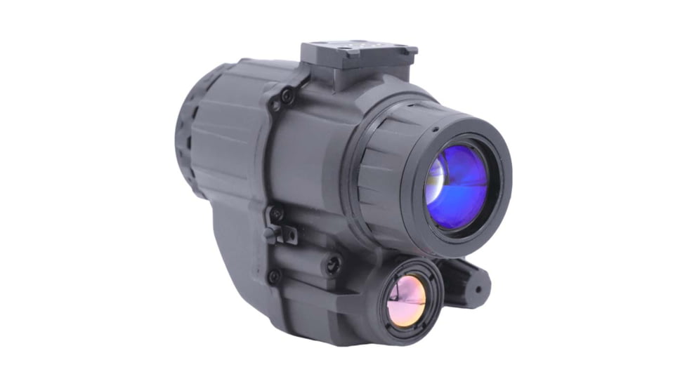 RIX RENV-M 1x25mm Enhanced Night Vision Monocular, Gen 2+, 64 lp/mm, w/ White Tubes 1400 FOM, Black, Small, RENVMW14