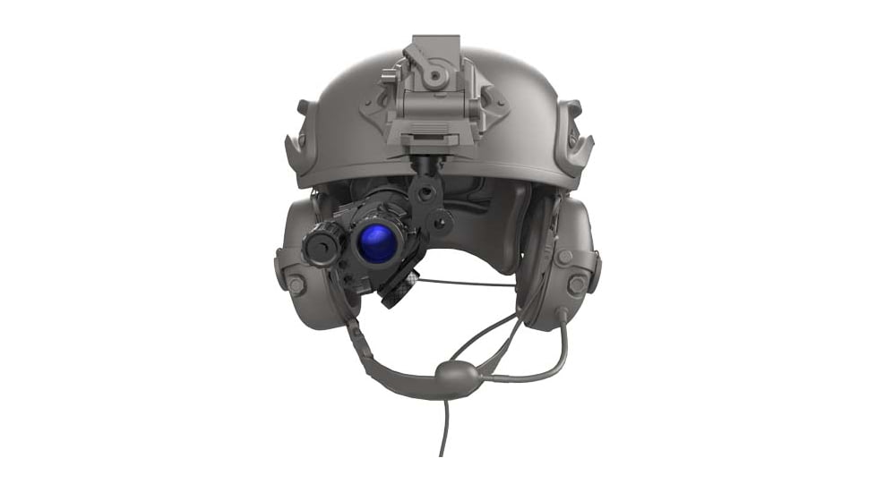 RIX RNV-14 1x25mm Night Vision Monocular with White Tubes 1400 FOM, Black, Small, RNV14W14