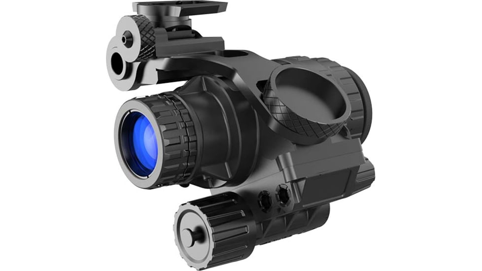 RIX RNV-14 1x25mm Night Vision Monocular with White Tubes 1400 FOM, Black, Small, RNV14W14