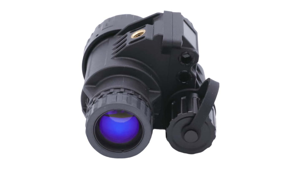 RIX RNV-14 1x25mm Night Vision Monocular with White Tubes 1400 FOM, Black, Small, RNV14W14
