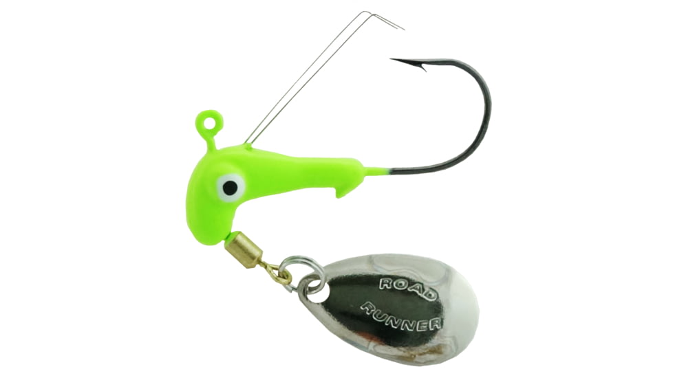 Road Runner Barbed Weedless Heads 1/8 Number 1 Hk Char 2Pk, W153-012