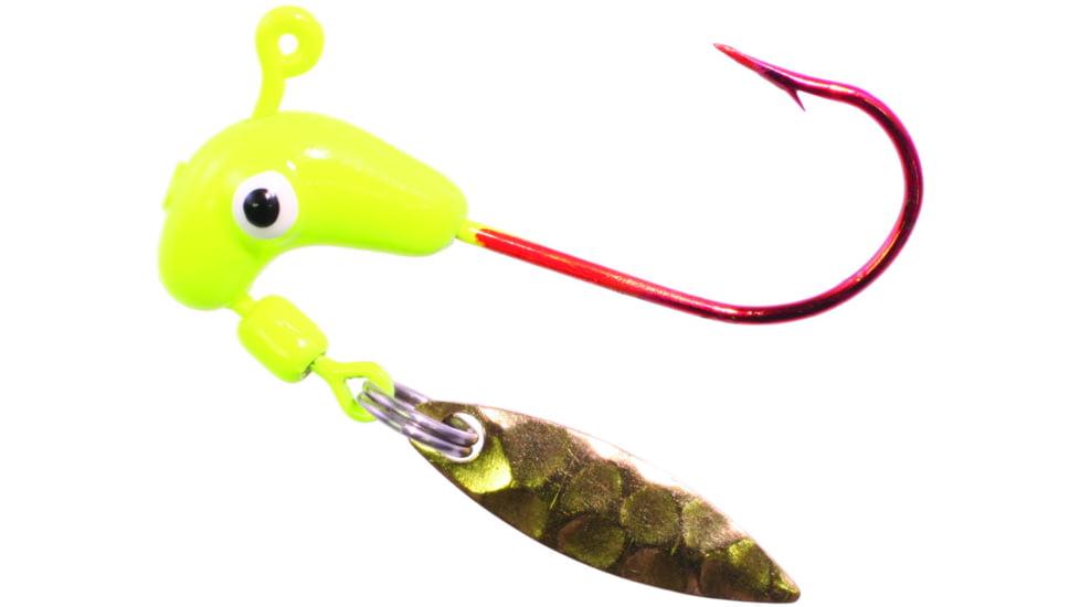 Road Runner Pro Series Heads 1/16 Bleeding Bait Hook Chart 4 PK, C-162-012