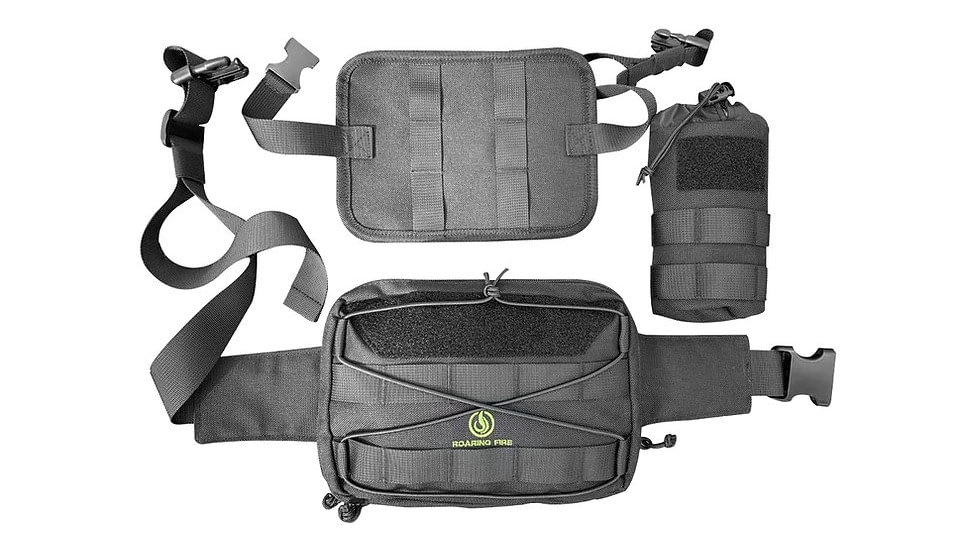 Roaring Fire Blazer Fanny Pack, Black, 9.85x6.3x1.97 inch, RF-Fannypack-BK