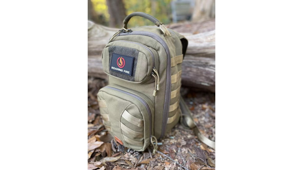 Roaring Fire Brushfire Tactical Backpack, Light FDE, 15.75x10.24x6 inch, RF-Backpack01-OD