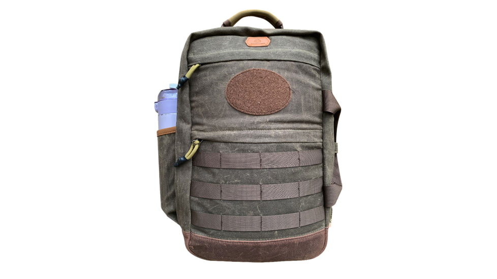 Roaring Fire Dagen Waxed Canvas Backpack, Rustic Brown, 15.75x11.8x3.94 inch, RF-Wax Pack-OD