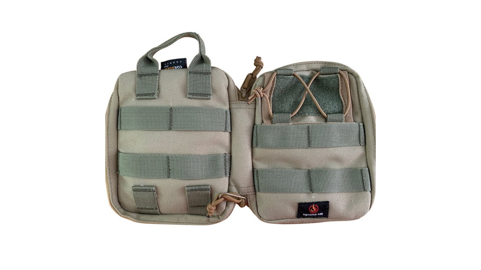 Roaring Fire Ember MOLLE EDC Utility Organizer Pouch, FDE, 7.48x6x1.25 inch, RF-Pouch-DT-01