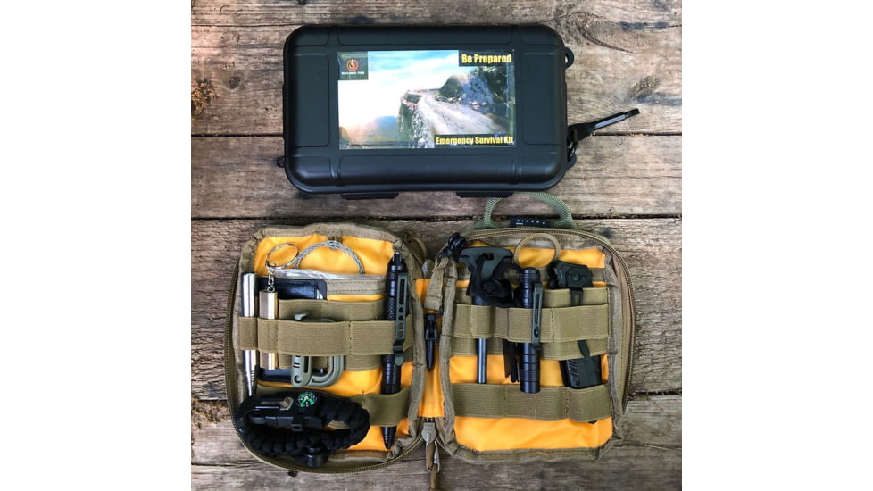 Roaring Fire Ember MOLLE EDC Utility Organizer Pouch, FDE, 7.48x6x1.25 inch, RF-Pouch-DT-01