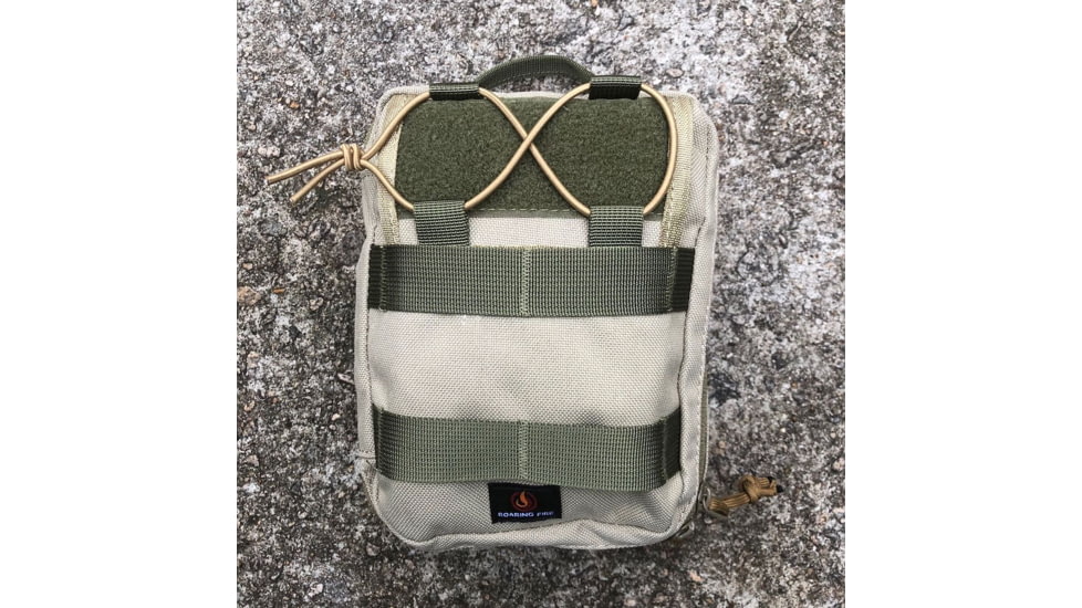 Roaring Fire Ember Pro MOLLE EDC Utility Organizer Pouch, EDC Carry Pouch, FDE, 8.3x7.08x1.97 inch, RF-Ember Pro-DT