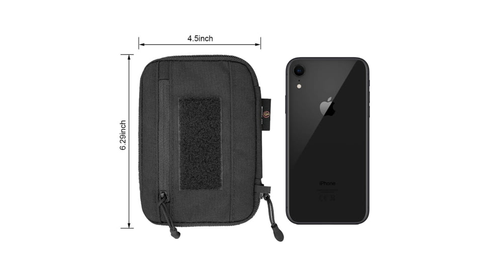 Roaring Fire Picofire Pocket Pouch, Black, 6.3x4.33x1 inch, RF-Pocketpouch01-BK