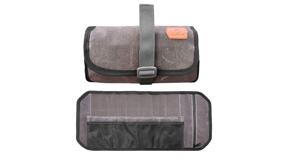 Roaring Fire Pioneer New Mini Tool Roll Bag, Rustic Brown, 17.7x7.87 inch, RF-Pioneer-Brown