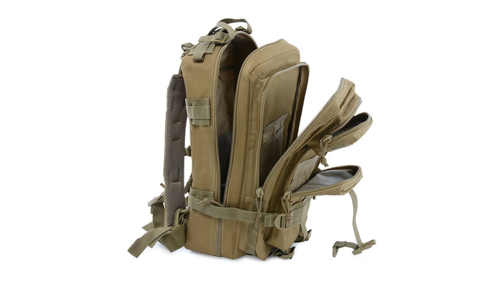 Roaring Fire Roaring Fire 30L EDC Backpack, FDE, 17x8.6x8 inch, RF-BL07-DT