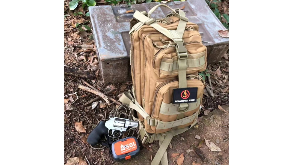 Roaring Fire Roaring Fire 30L EDC Backpack, FDE, 17x8.6x8 inch, RF-BL07-DT