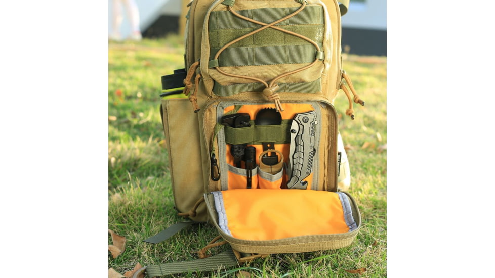 Roaring Fire Slingshot Tactical Sling Bag, Concealed Carry Sling Pack, FDE, 14.96x9.84x7.48 inch, RF-Slingpack01-DT